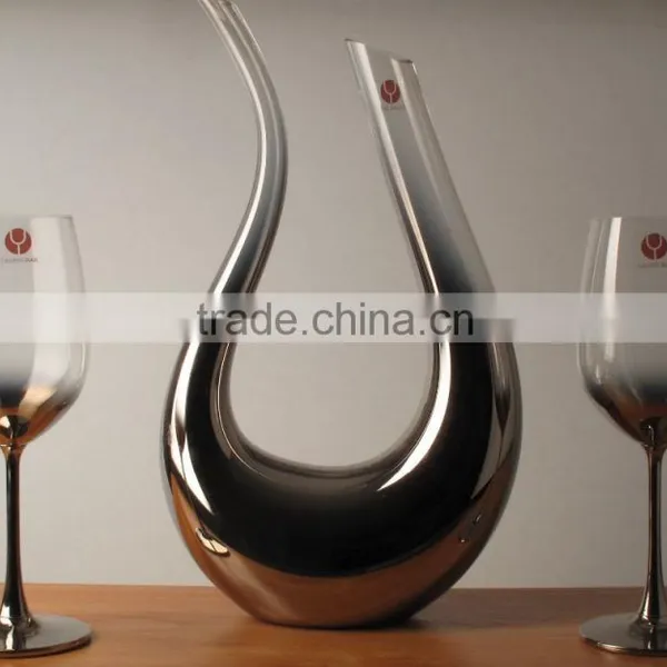 China Supplier Home Decor Portable Glass Wine Carafe photo-2