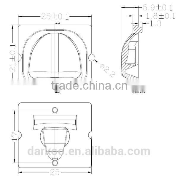 2015 Modern Outdoor LED Streetlight Lens DK135*55 photo-2