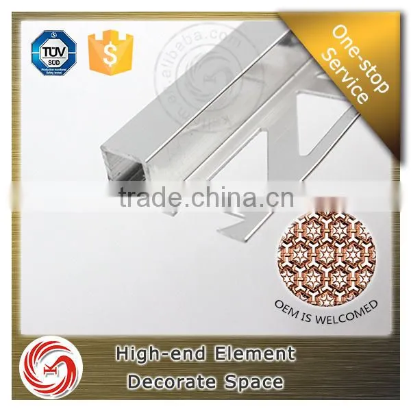 Merchandising Aluminum 6063 Tile Corner Trim Bullnose Tile Trim photo-5