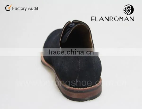 Britian Classical Rubber Outsole Suede Upper Men Leather Shoe photo-3