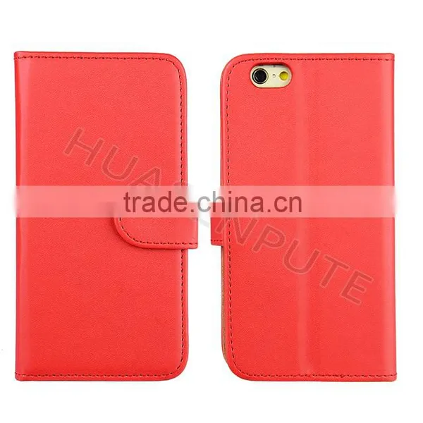 Supplier High Quality Flip Leather Case For IPhone6S, Book Style Wallet Leather Case For IPhone6S/ photo-5
