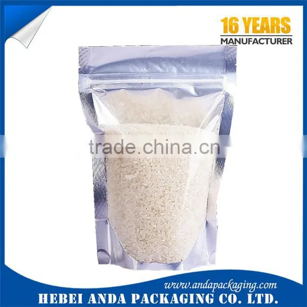 Snack Food Packaging Zip Lock Bag/ Colored Plastic Film Aluminum Foil Bag Manufacturer photo-3