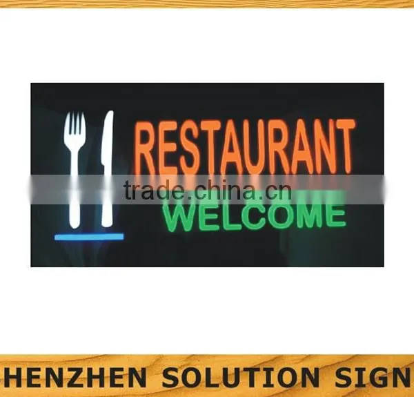 Neon Pizza Display Flashing Sign Fast Food Shop Signs Restaurant Take Away Cafe photo-2