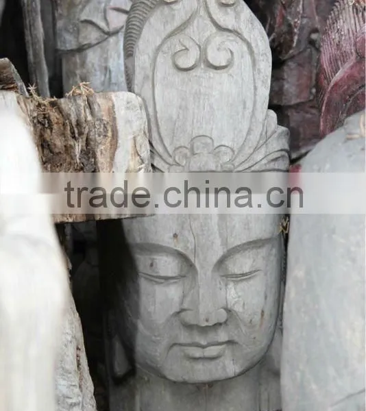 Chinese Antique Buddha Head Sculpture