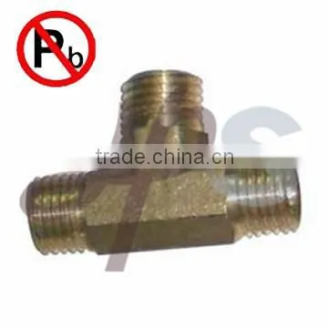 Lead Free Brass Male Tee
