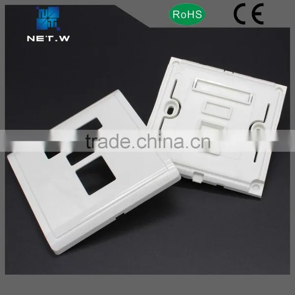 Face Plate Rj45 Faceplate Wall Outlet Network Cat5e Information Outlet