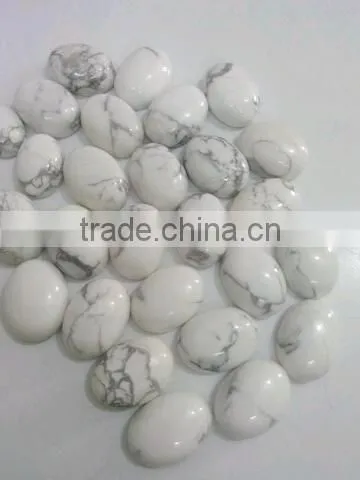 Natural Howlite Stone Natural Semi Precious Stones Wholesale Loose Cabochon Gemstones Authentic Gemstones