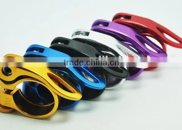 6061 Aluminum Quick Release 28.6/30.2/31.8/34.9/38.5 Bicycle Aluminum Seat Post Clamps photo-2