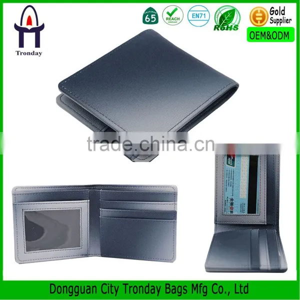 New Fashion Genuine Bifold Wallet PU Leather Male Wallets Handbag Purse