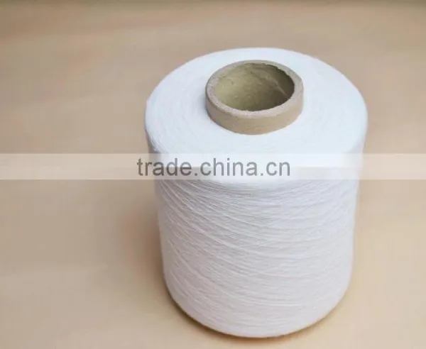 High Quality White Open End Recycled Cotton Polyester Knitting and Weaving Yarn photo-2