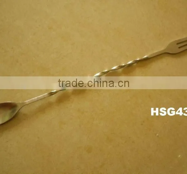 Stainless Steel Cocktail Spoon/ Long Bar Spoon/latte Spoon