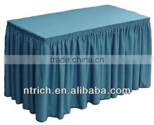 Box Pleats Table Skirts, Polyester Table Skirts, Table Skirting
