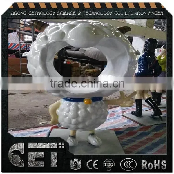 Christmas Fiberglass Statues Doraemon Statues Cute Cartoon Character Statue photo-6