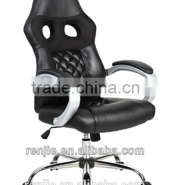 High Back Gaming Racing Leather Mesh Chair photo-2
