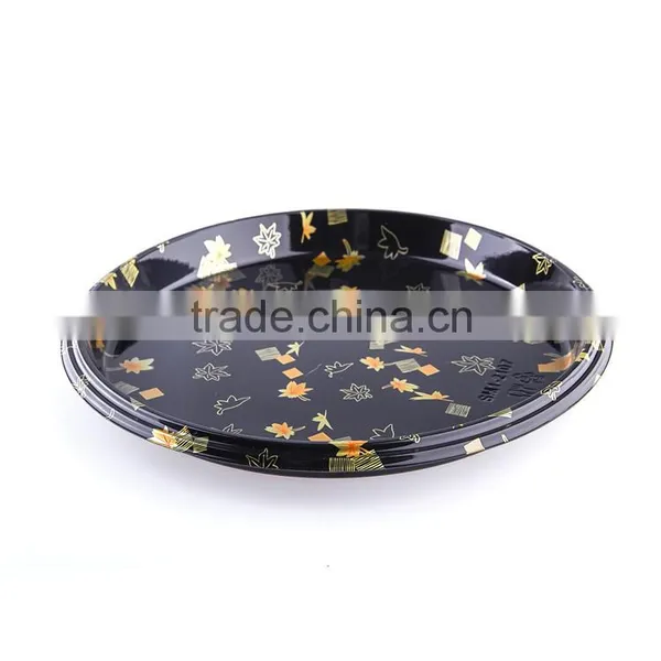 Round Disposable Plastic Container Sushi Party Tray Food Container for Take Out photo-2