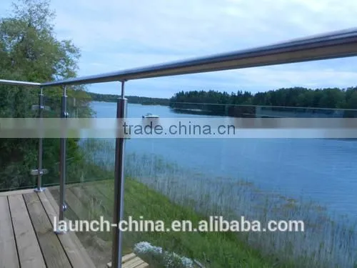 Decorative Garden Fencing Stainless Steel 316 Glass Glass Balustrade Made in China photo-2