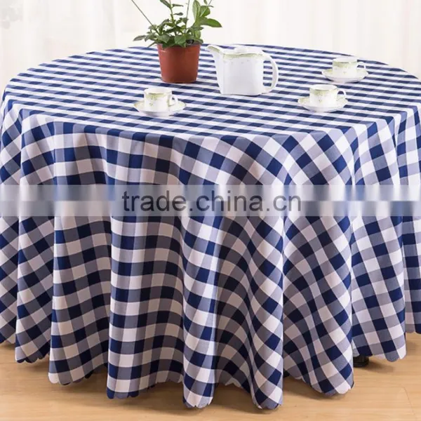High Quality Table Cloth Polyester Cotton Material Fabric Printed Table Cloth Designs for Wedding Table Cloth photo-3