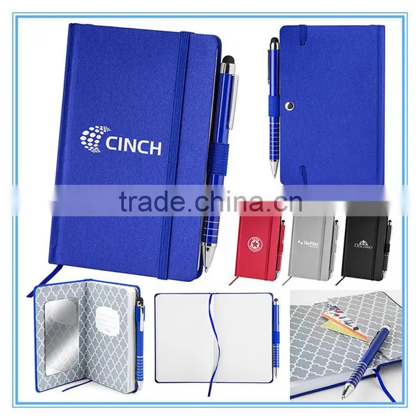 School Stationery Set & Office Product Leather Cover pu Notebook/Fabric Cover Note Book