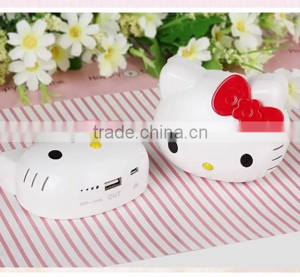 2015 Electronic Products Portable Cute Hello Kitty Power Bank Charger photo-2