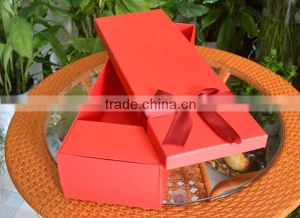 Fashionable Red Gift Box Packaging for Flower photo-4