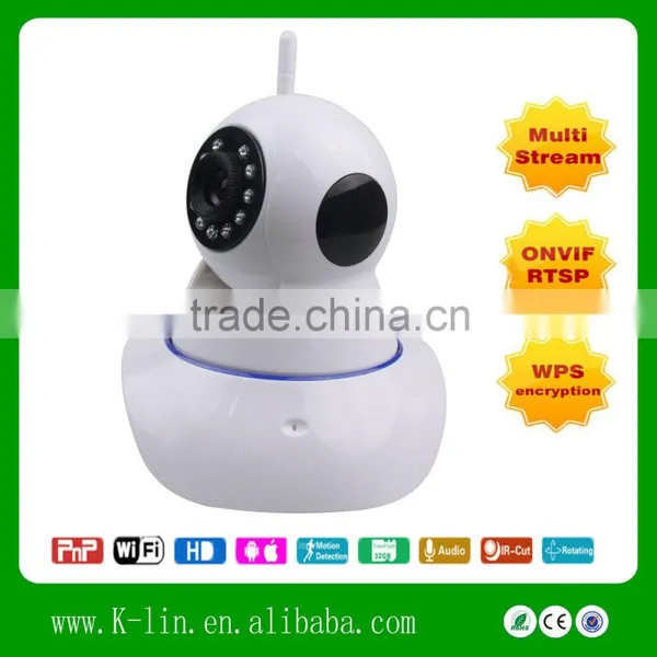 Best Selling!! Indoor Megapixel 720P Two-way Audio CCTV P2P Wireless IP Camera photo-2