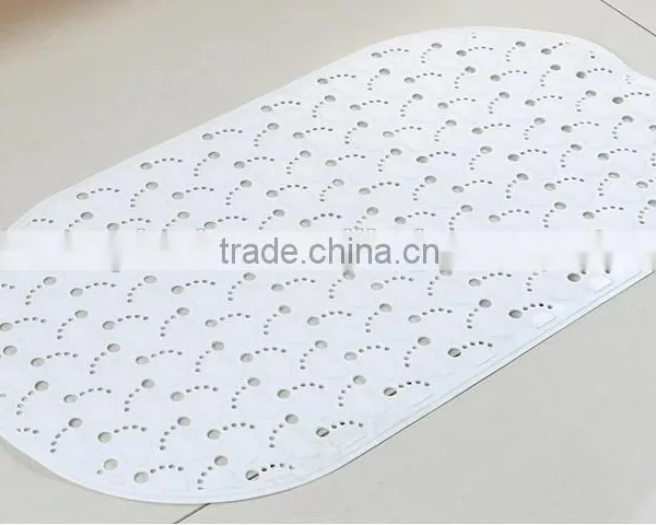 Cute Foots Pattern and Safty With Suction Cups Pvc Bath Mat photo-2