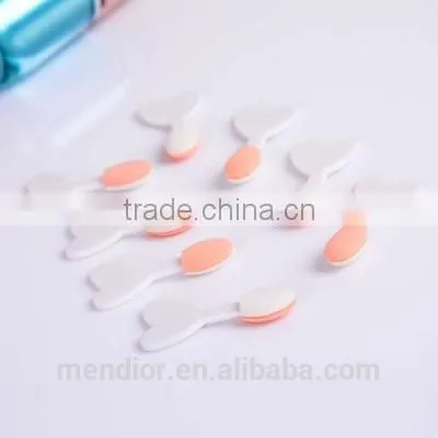 Mendior Heart Shaped Eye Shadow Sponge Eyeliner Brush Applicator Tool 8pcs/pack Support OEM/ODM photo-2