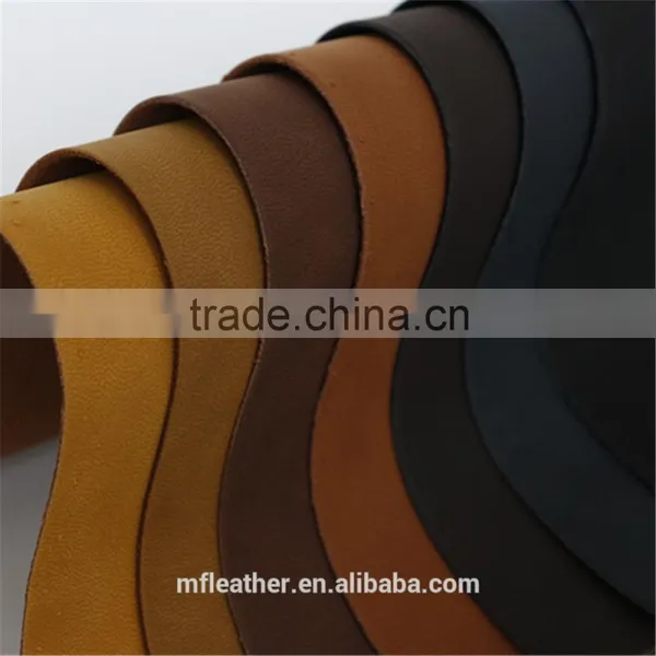 PU Material and Flocked Pattern pu Leather ,Automotive Upholstery Leather