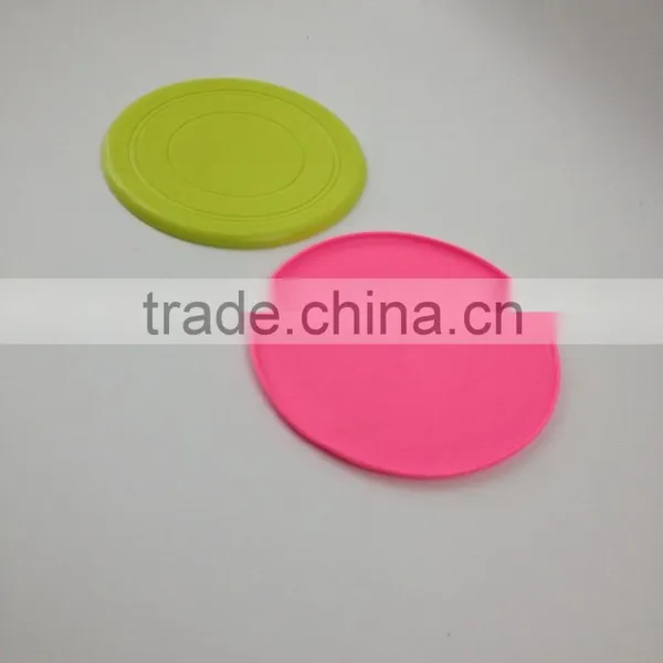 Soft Custom Colorful New Pet Dog Training Silicone Flyer Disc Frisbee Plastic Flyer photo-2