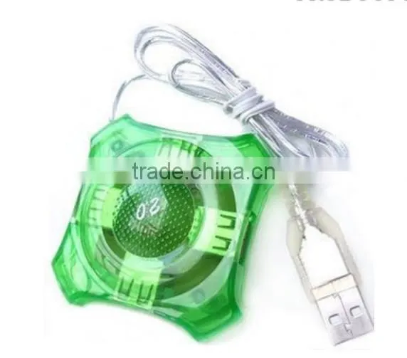 Plum Flower Shape 4 Port USB 2.0 HUB photo-2