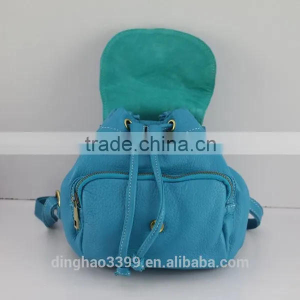 2016 Soft Fabric Backpack Fashion Blue Backpack Girl 's School Bag photo-3
