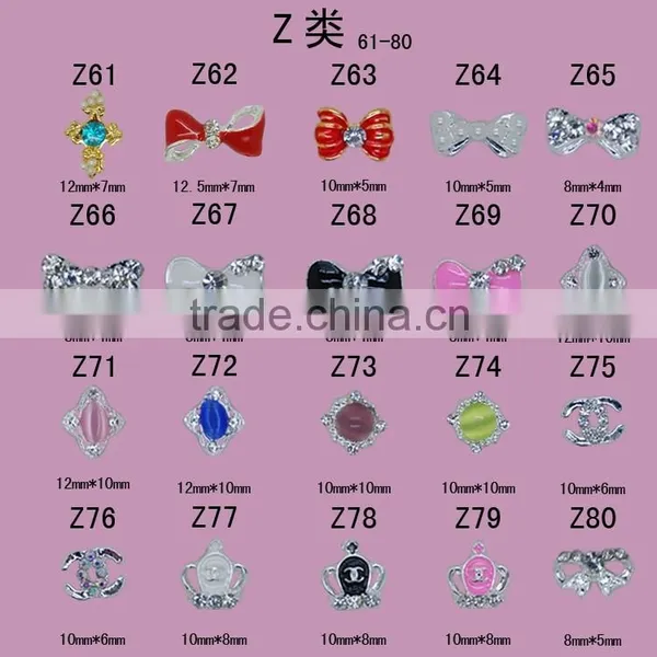 Wholesales New 3D Nail Art Jewellery Alloy Nail Jewelry Art photo-4