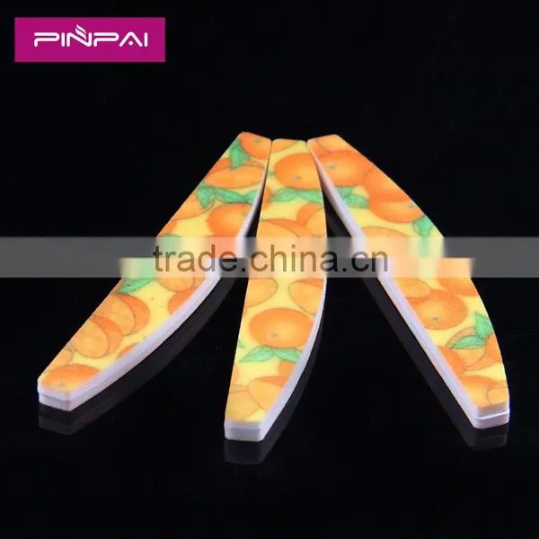 Cheering Double Fruit Printing Sanding Buffer Block Nail Care File