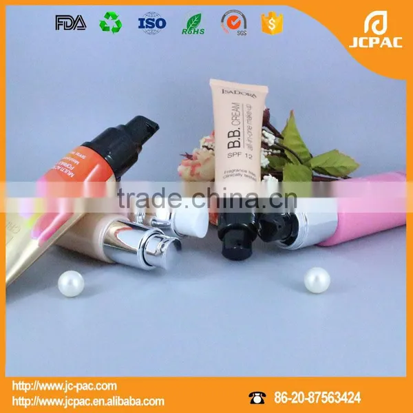 Airless PE Whitening BB Cream Tubes for Cosmetic Packaging With Pump Tube photo-2