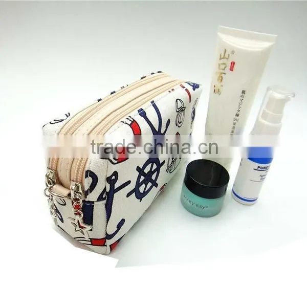 Promotional Canvas Cosmetic Travel Bag Made in Guangzhou China photo-3