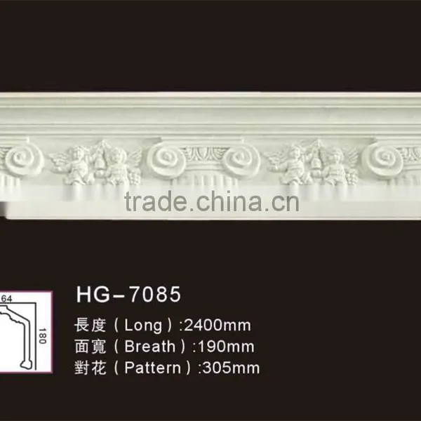 HG7085 PU Carving Cornice Mouldings/pu Foam Crown Cornice Moulding