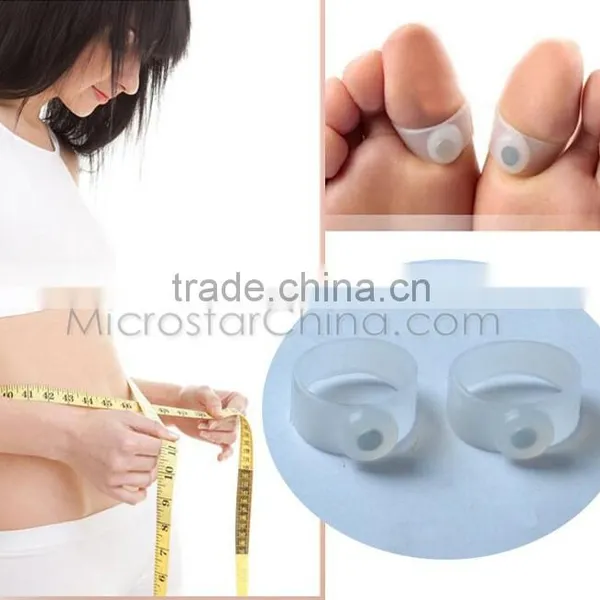 Silicone Magnetic Foot Massage Toe Ring Durable Keep Fit Slimming Health Tool photo-3
