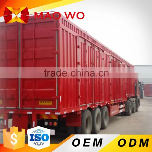 Factory New Good Quality 3 Axle Dry Van Transport Semi Trailer for Hot Sale