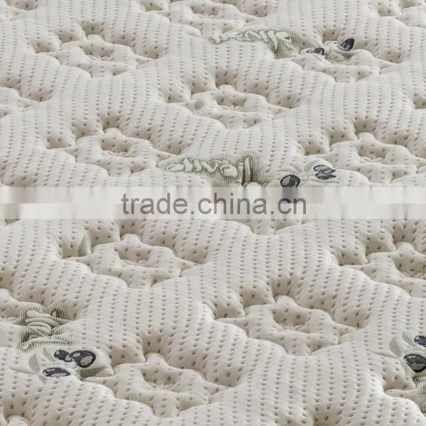 Soft Roll up Pocket Spring Mattress, Quilt Silk , Olives Fabric Bed Mattress EV1327 photo-2