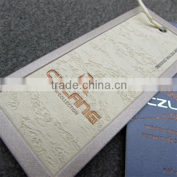 Embossed Logo Frames Hangtags Cardboard photo-5