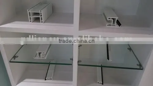 UPVC Window Profile 60MM Casement Window Series(curved Edge) photo-4