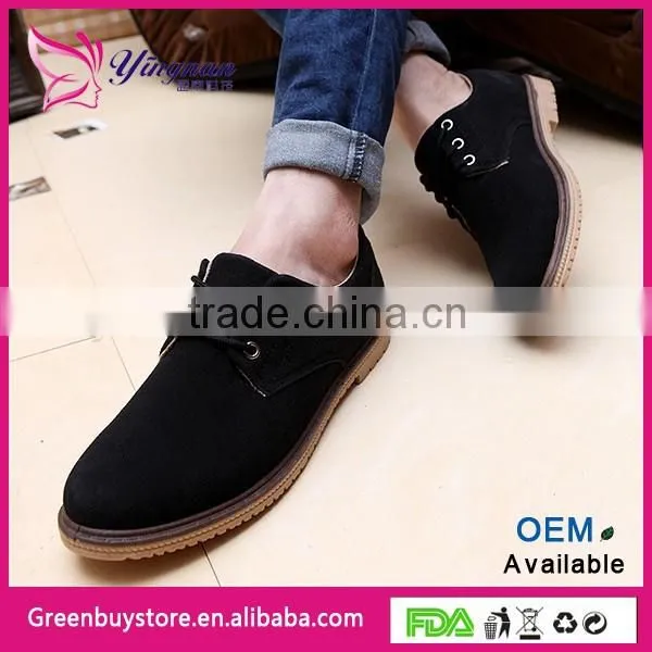 2015 European Style Men's Swede Leather Shoes Cow Muscle Outsole Casual Loafers Sneakers for Men Flats Shoes photo-3
