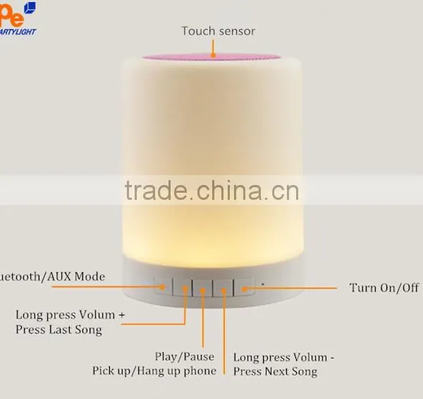 Motion Sensor LED Night Light With Bluetooth Speaker Promotional Gifts Bedtime Story Speaker Bedside Lamp photo-5
