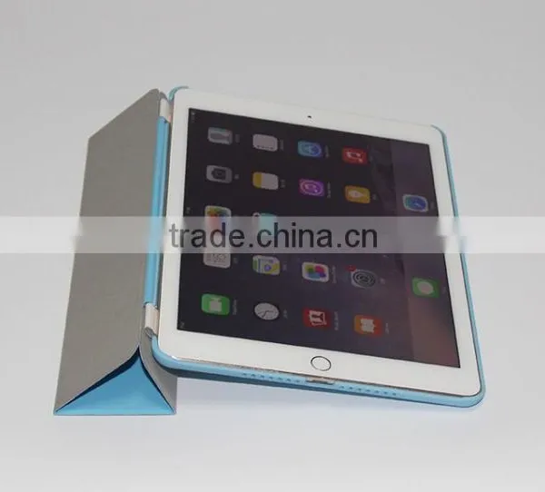 Factory Outlet Patent Item 360 Rotation Handheld PC Back Case PU Smart Front Flip Cover for IPad Air 2 photo-6
