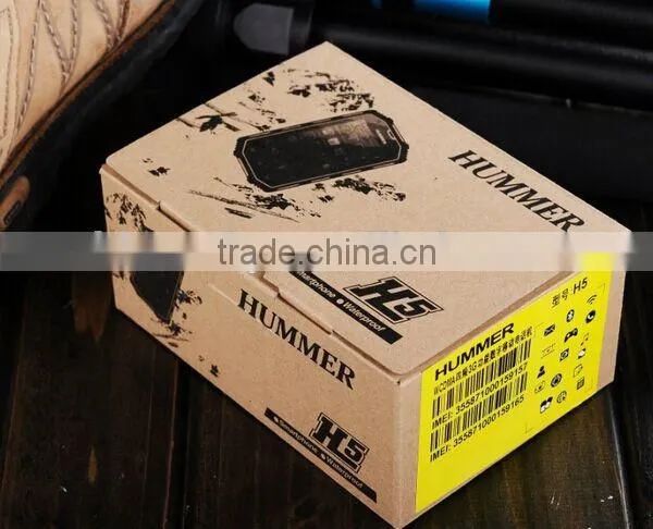 Rugged Phone IP68 Hummer H5 4.0" Capacitive Screen 512M/4G Mobile Phone Hummer H5 3G photo-3
