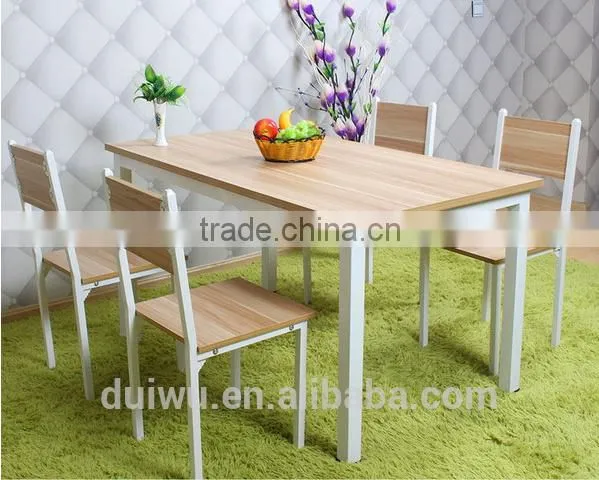 Home Used Dining Room Furniture Modern White Dining Set