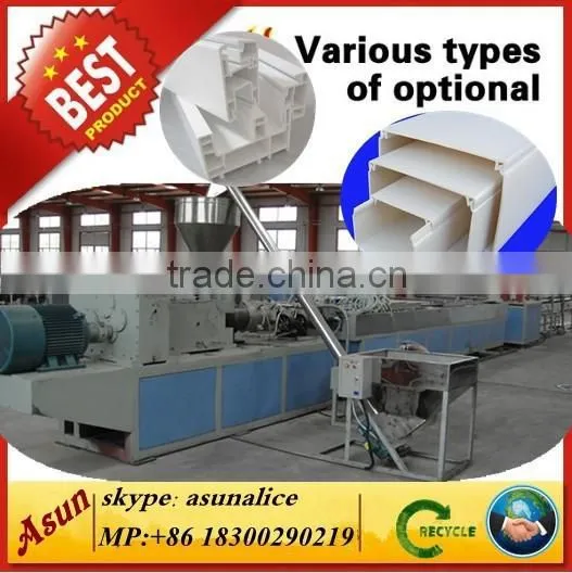 PVC Cable Trunking Profile Extrusion Production Line