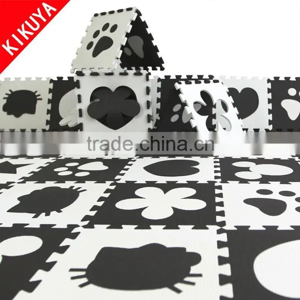 [NEEU]EVA Anti Slip Black and White Cartoon Floor Mats photo-3