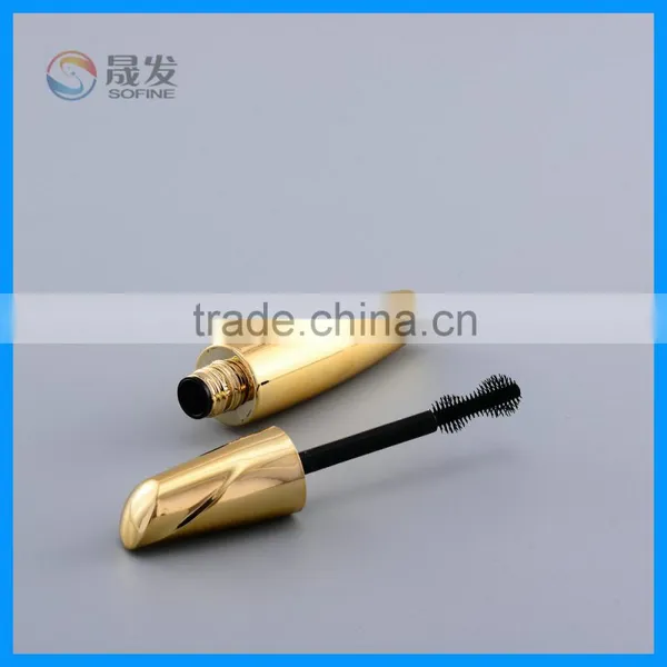 Gold Color Eyelash Extension Beauty Empty Mascara Tube With Silicone Mascara Brush photo-3