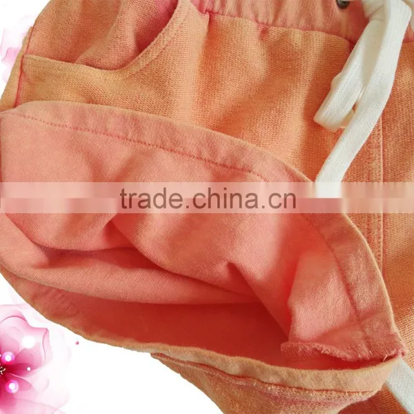 Kevince Terry Fashion Snowflake Wash Shorts Knitting Woman Clothing Stone Wash MOQ 2000pcs photo-3
